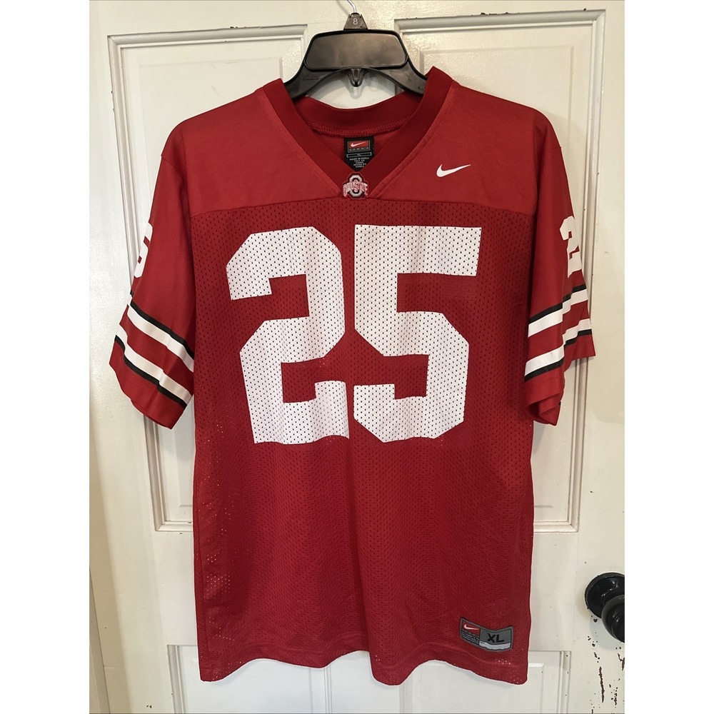 Nike‎ Ohio State Vintage Buckeyes OSU Football Jersey Youth Size XLarge